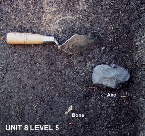 2004 © Unit 8 - Exposing stone axe